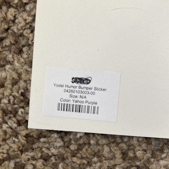 I came. I saw. I yodeled! Yahoo! Bumper sticker - Picture 4 of 4